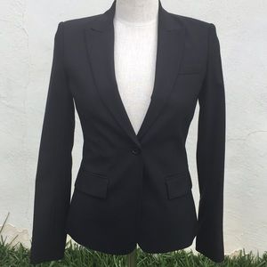 Theory black blazer suit jacket size 4